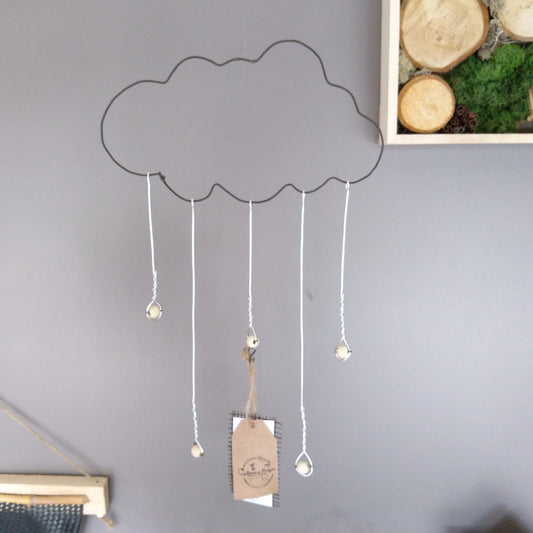 Suspension nuage de pluie