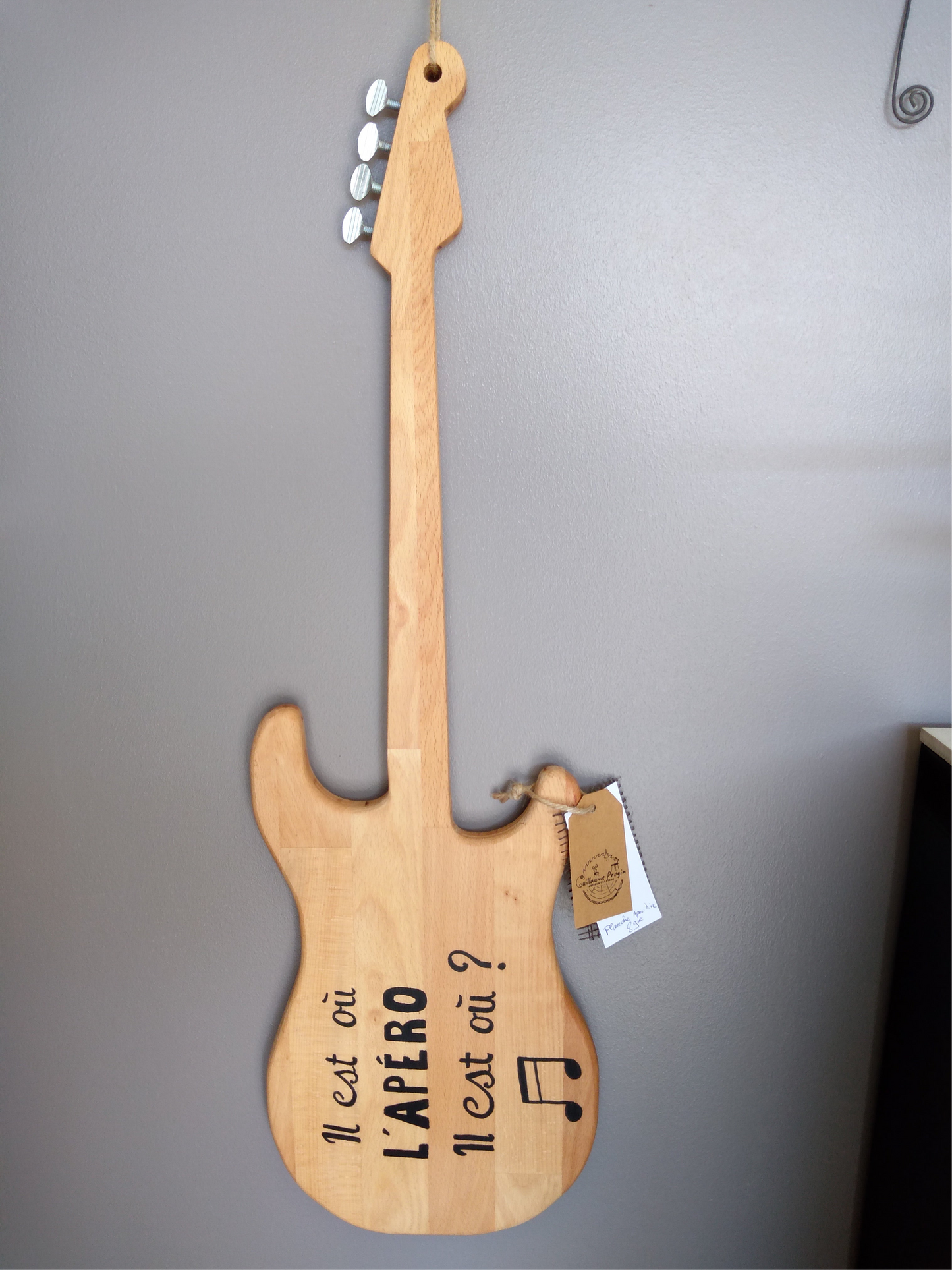 Planche apéritive guitare citation