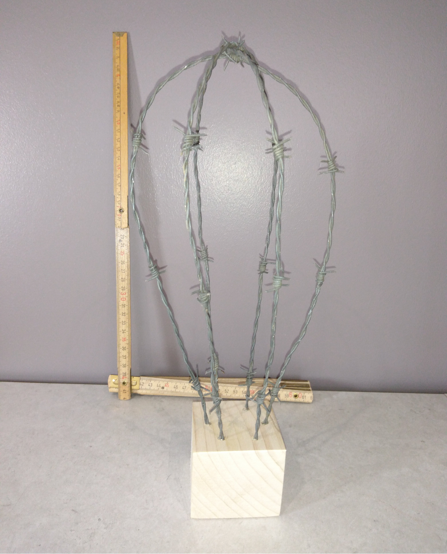 Wire Cactus Decoration