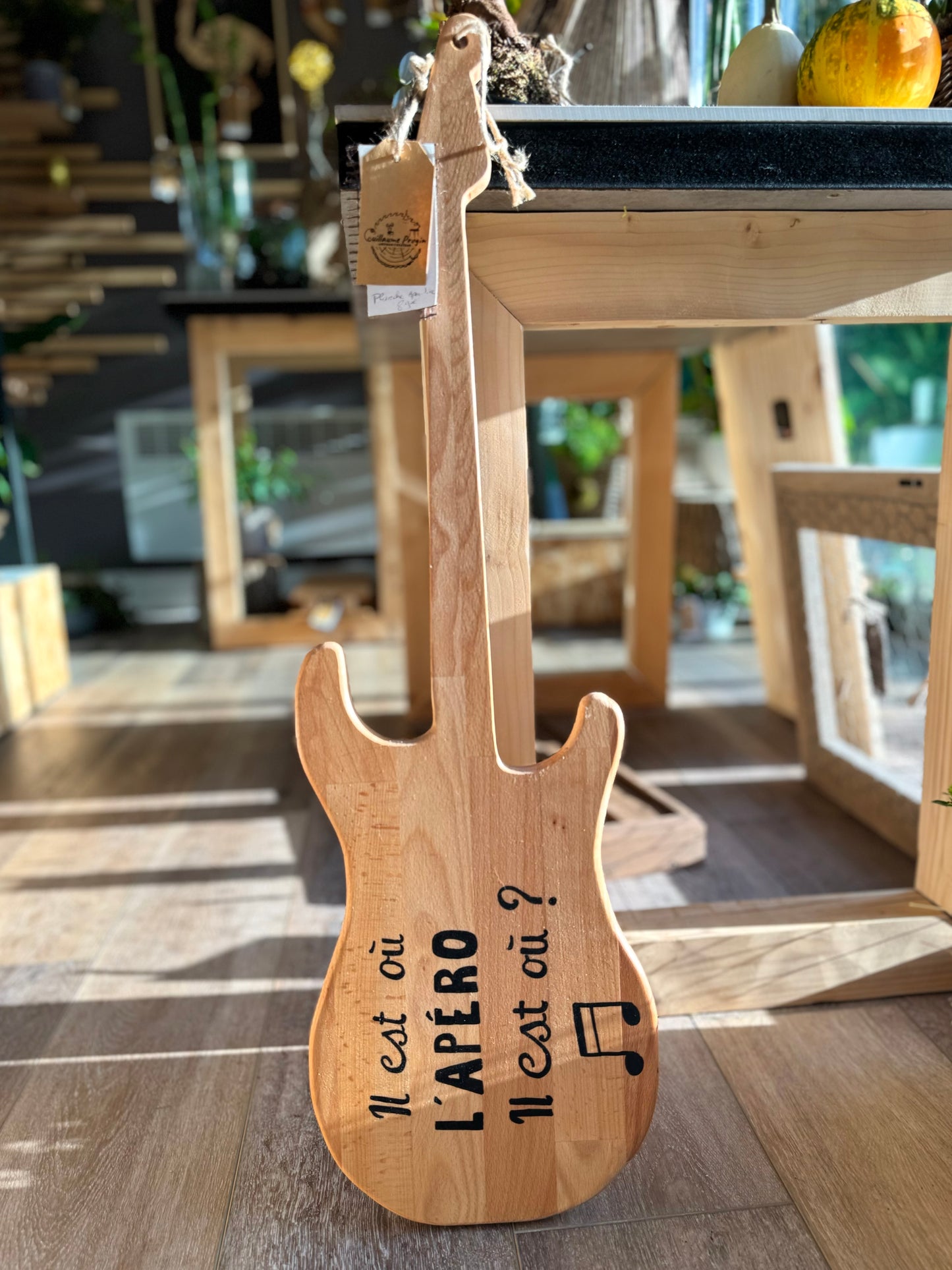 Planche apéritive guitare citation