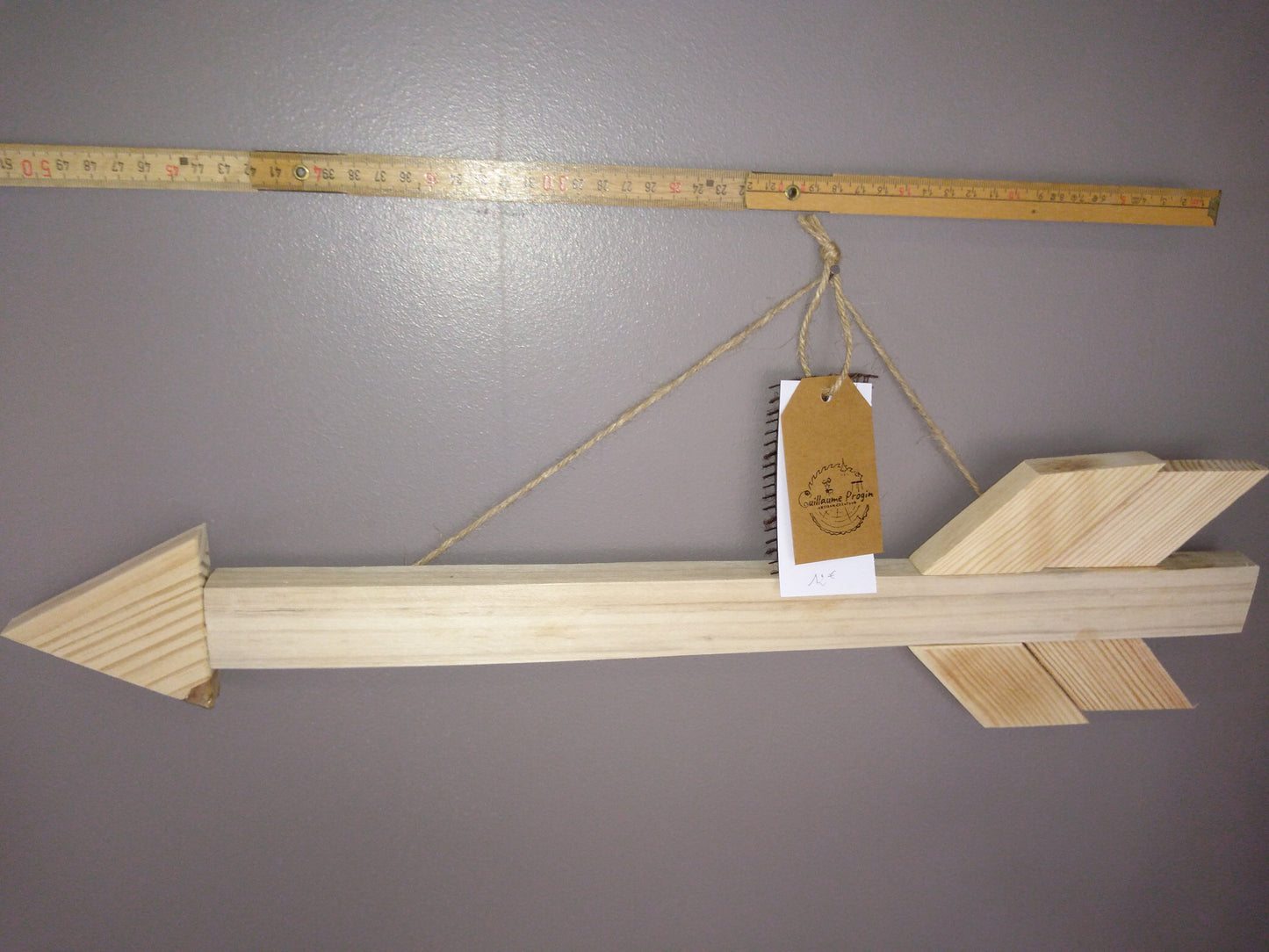 Flèche déco en bois