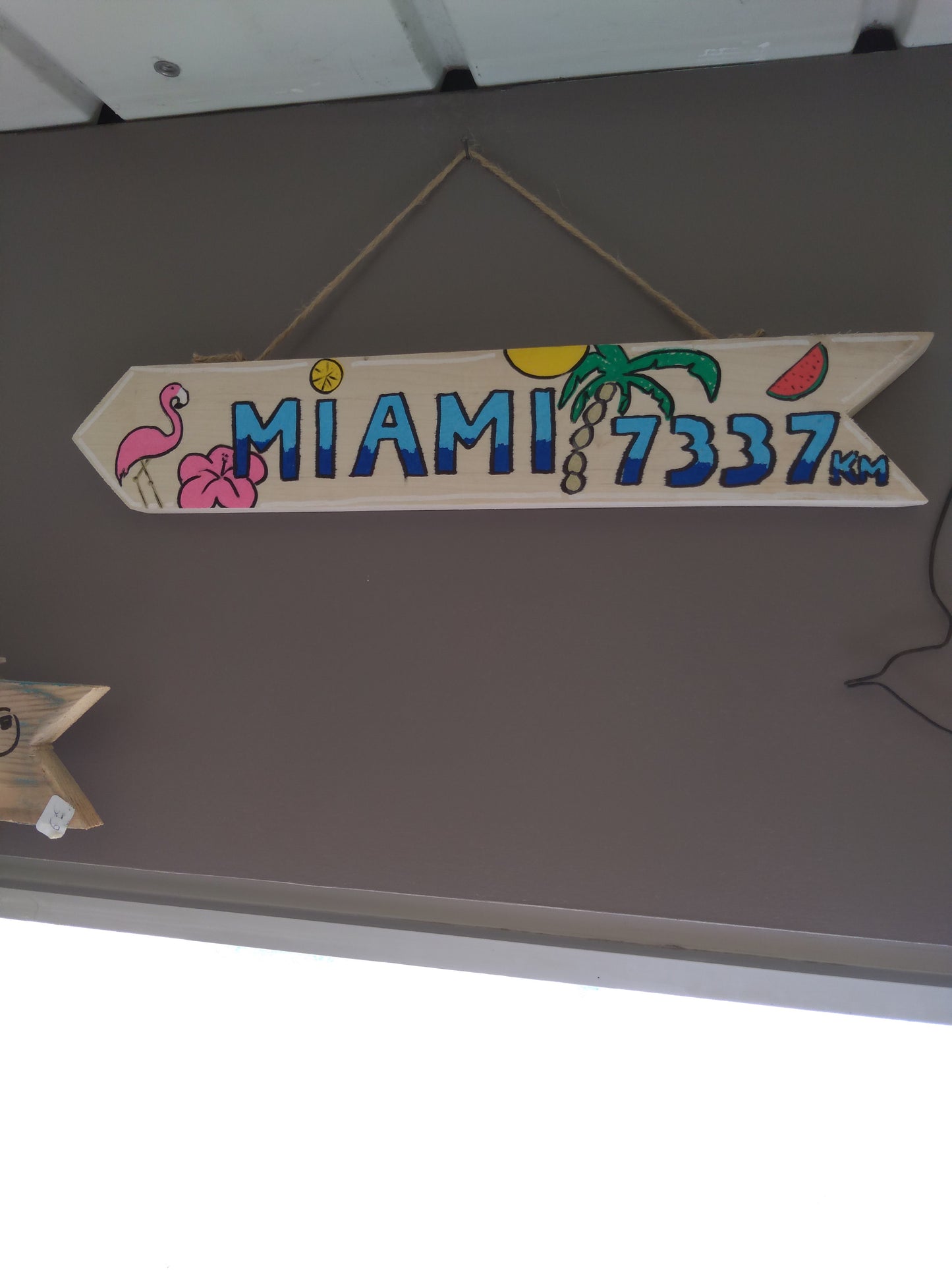 Panneau déco "Miami"