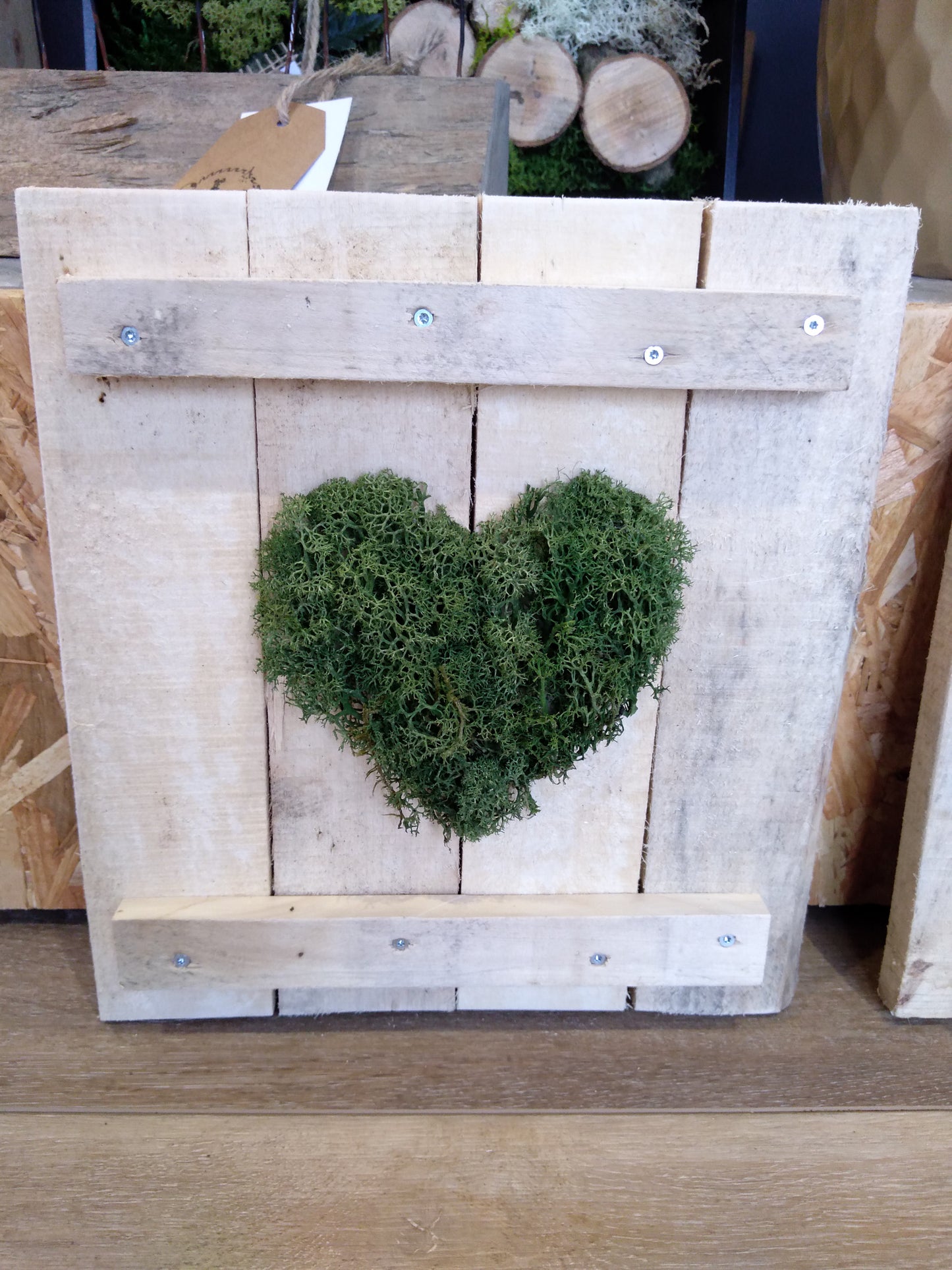 Cadre coeur stabilisé 30cmx27cm