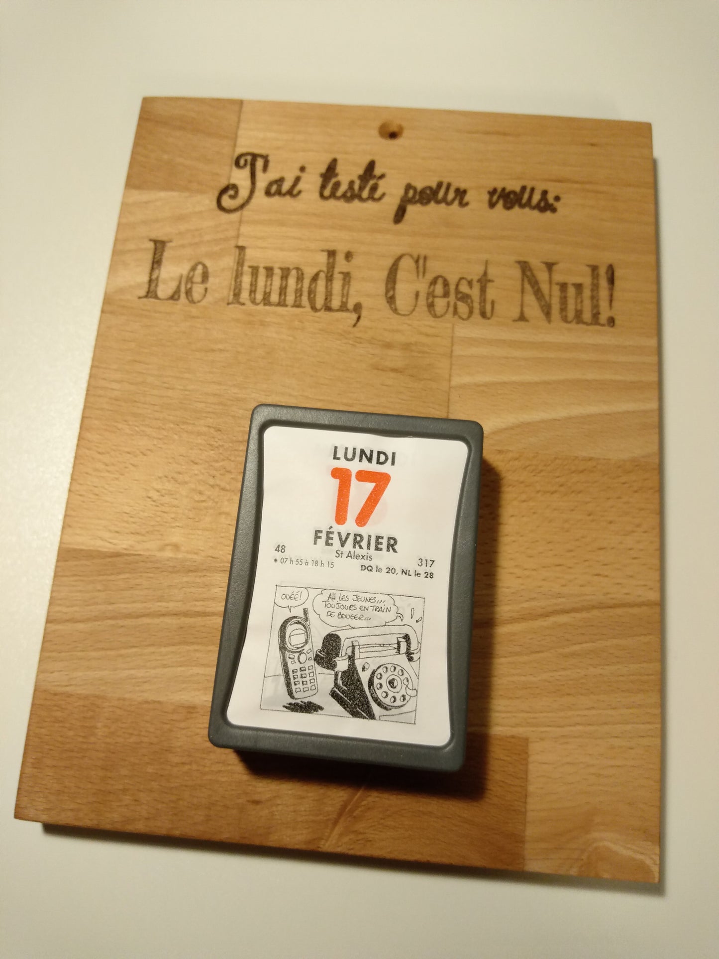 Calendrier humoristique