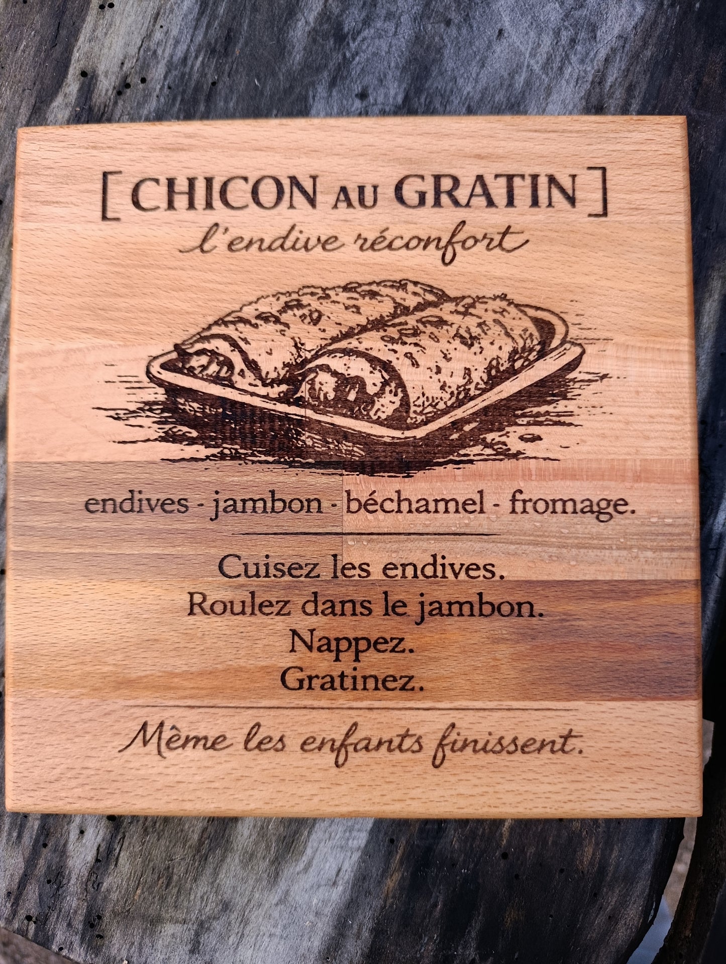 Dessous de plat "chicon"