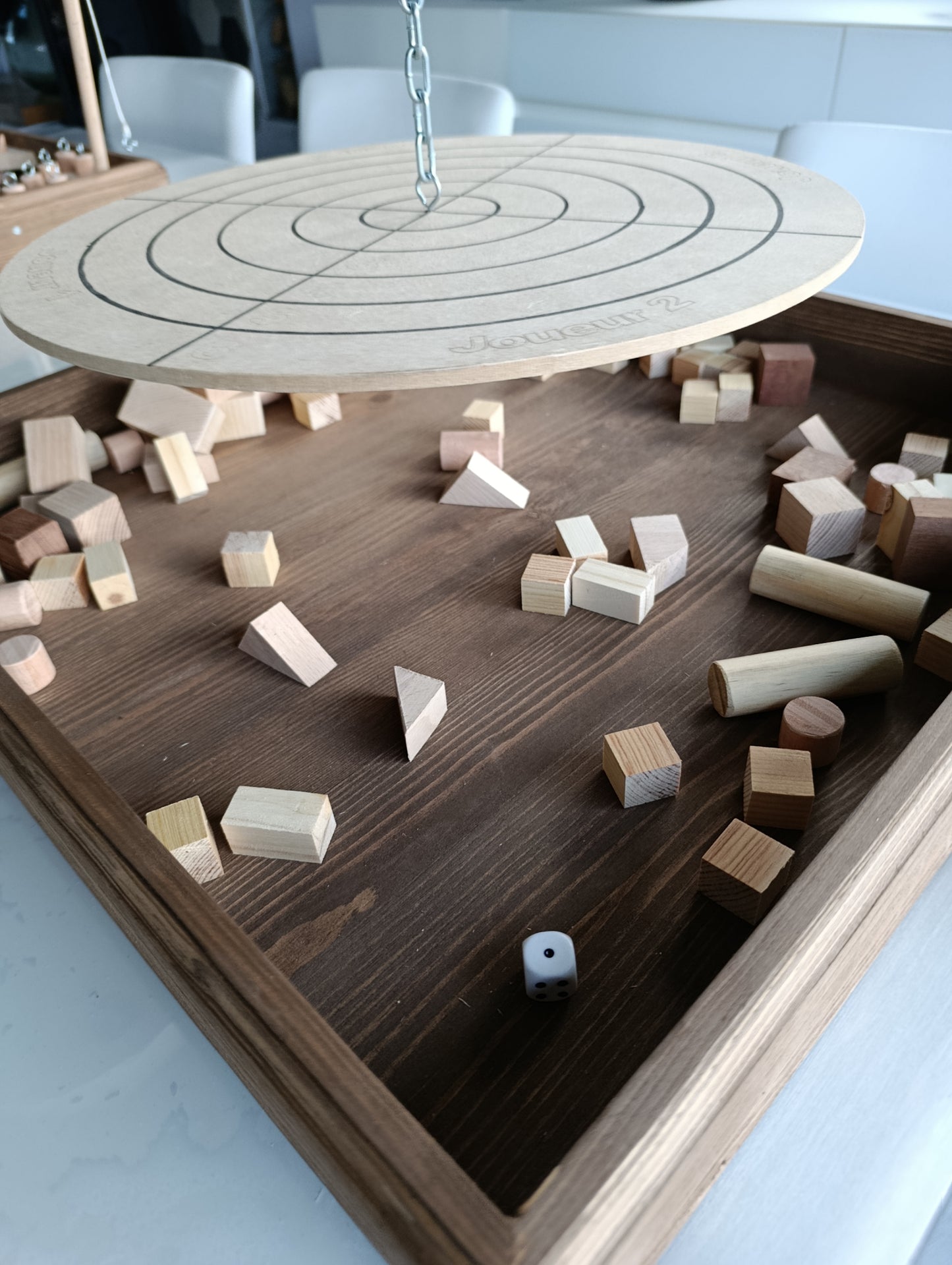 Jeu d'équilibre 50x50x50cm disponible à la vente et à la location 15eur/jour