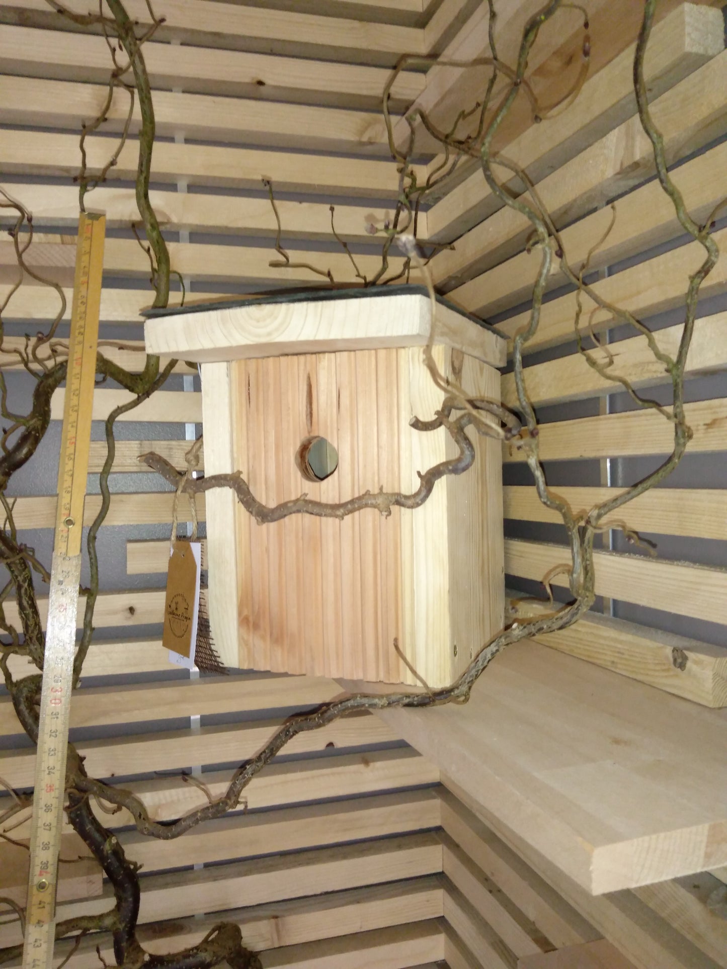 X Tit nesting box
