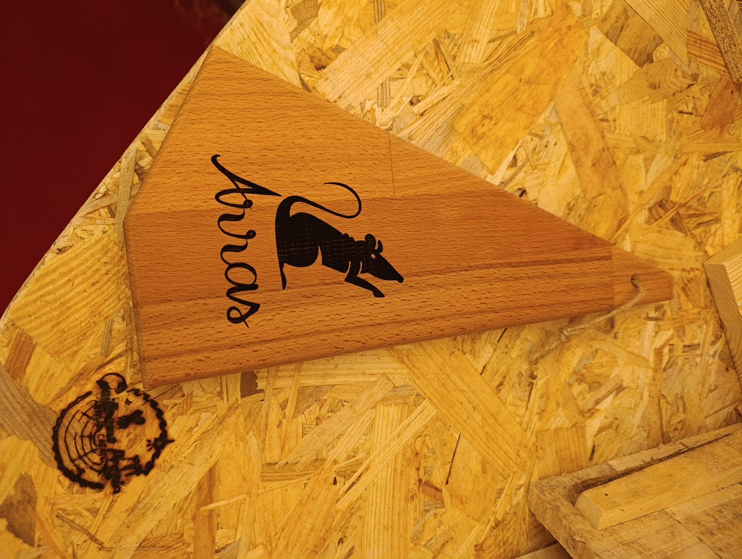 Planche triangle apéritive "Rat d'Arras"