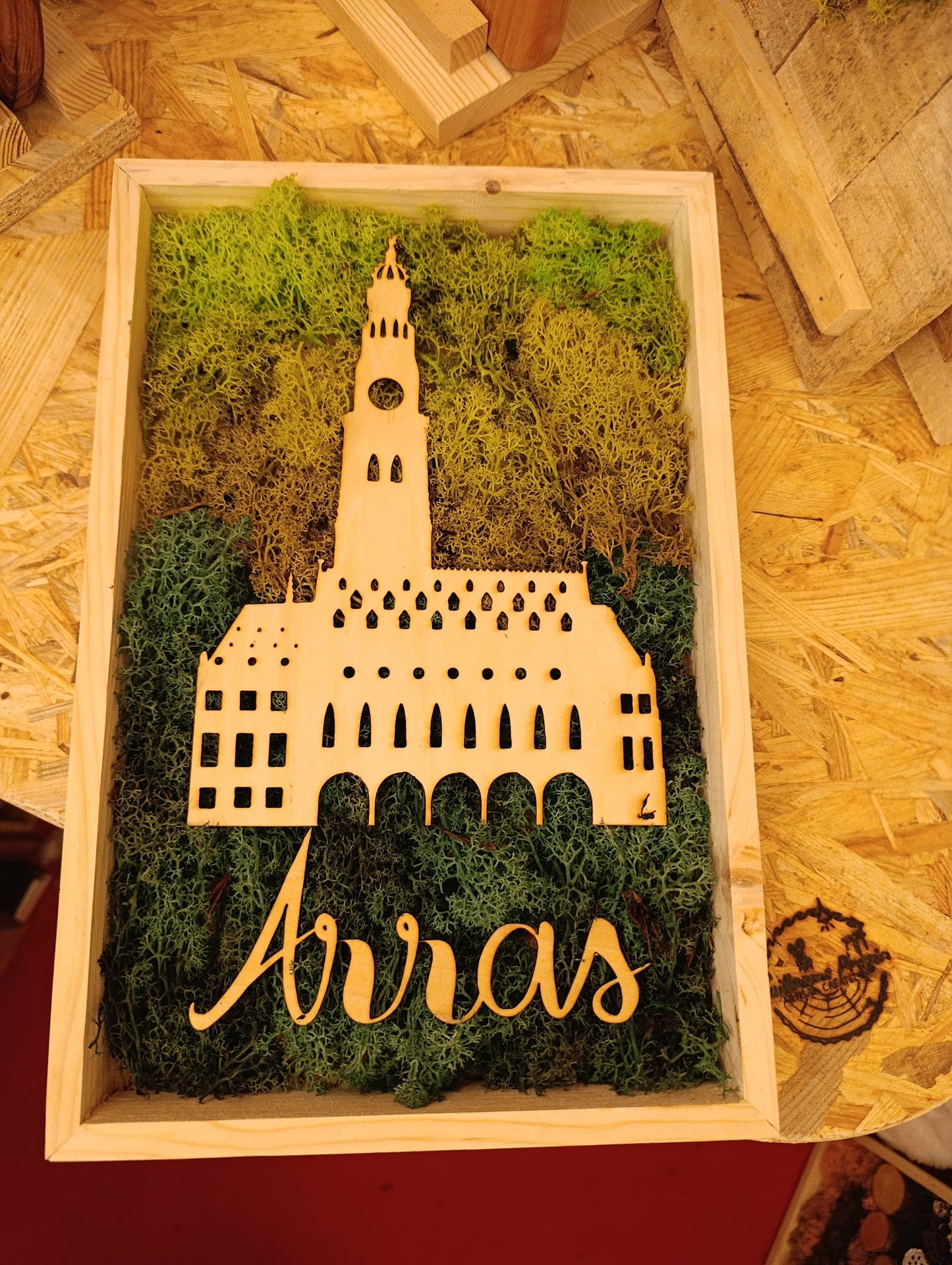 Cadre végétal stabilisé "beffroi Arras"