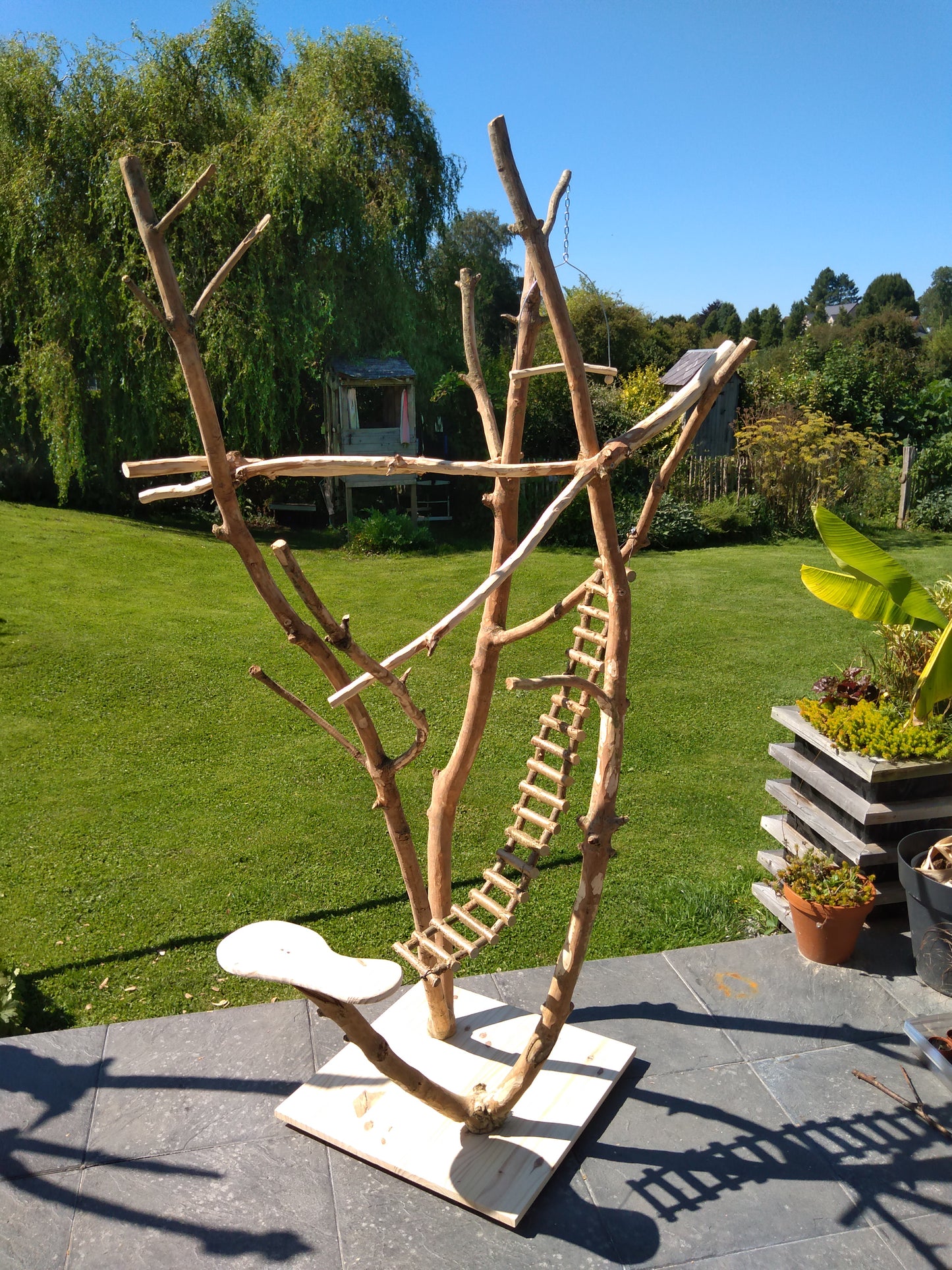 X Structure for pet birds (parrot, parakeet...not shippable)
