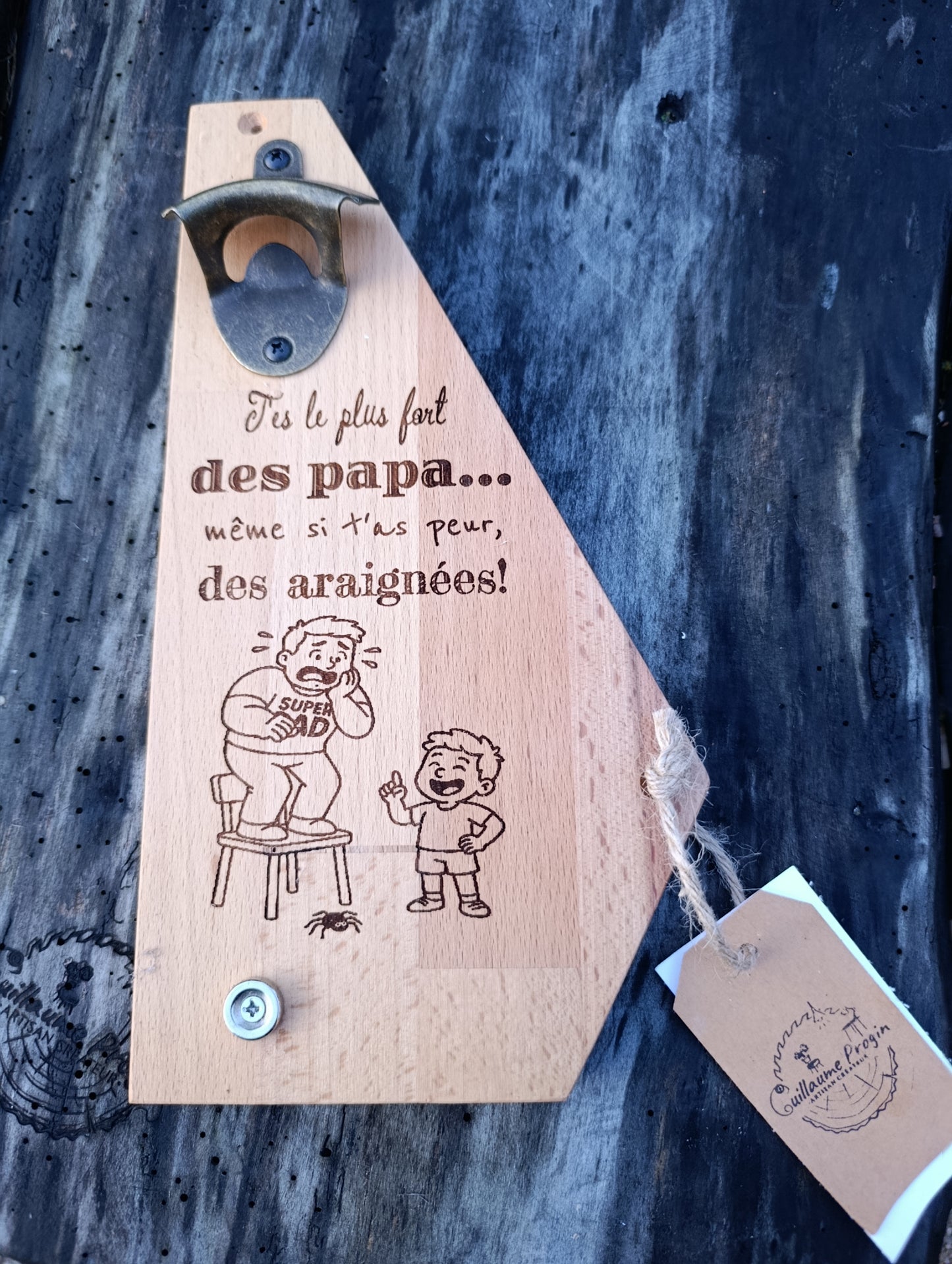 Décapsuleur papa araignées