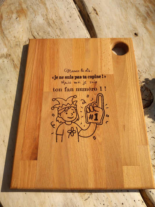 Planche apéritive "maman, tu dis..."