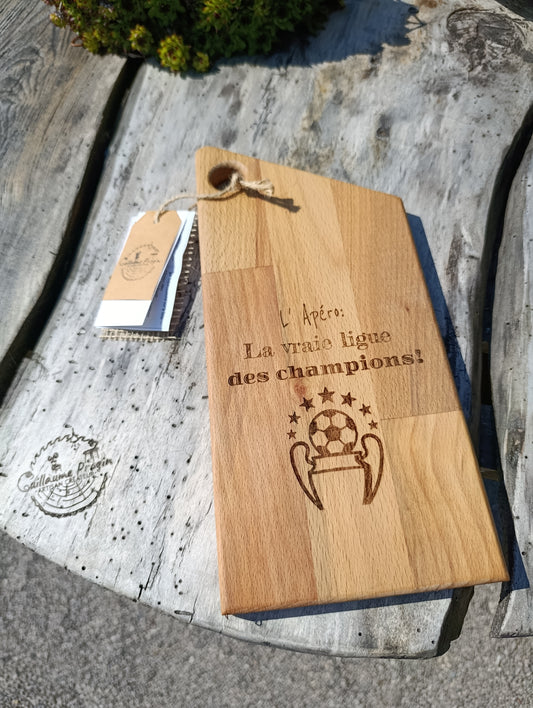 Planche à découper "ligue des champions"