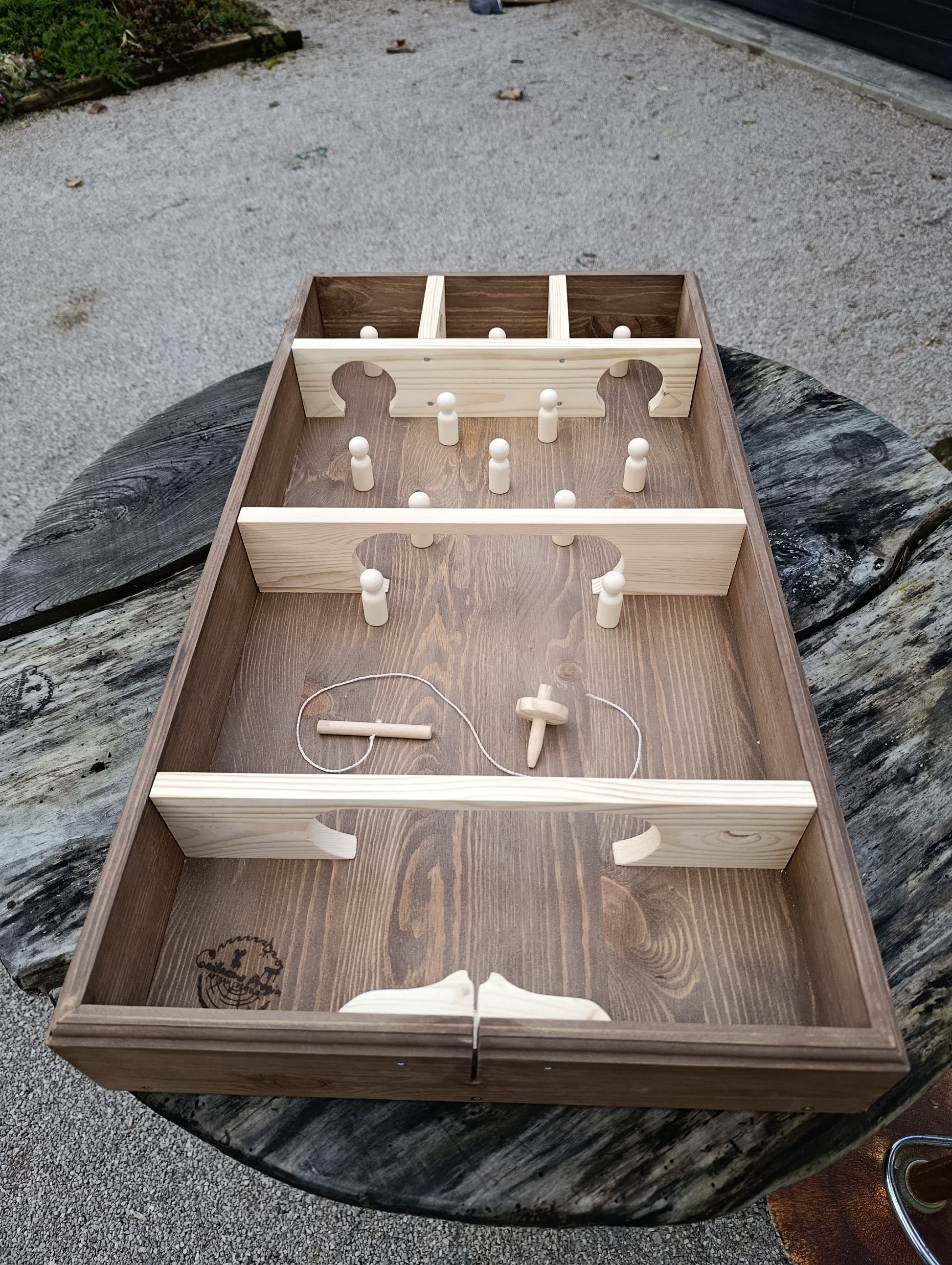 Autre jeu de plein air Buffalo Cônes de billard en bois sans Autre jeu de plein air Buffalo Cônes de billard en bois sans