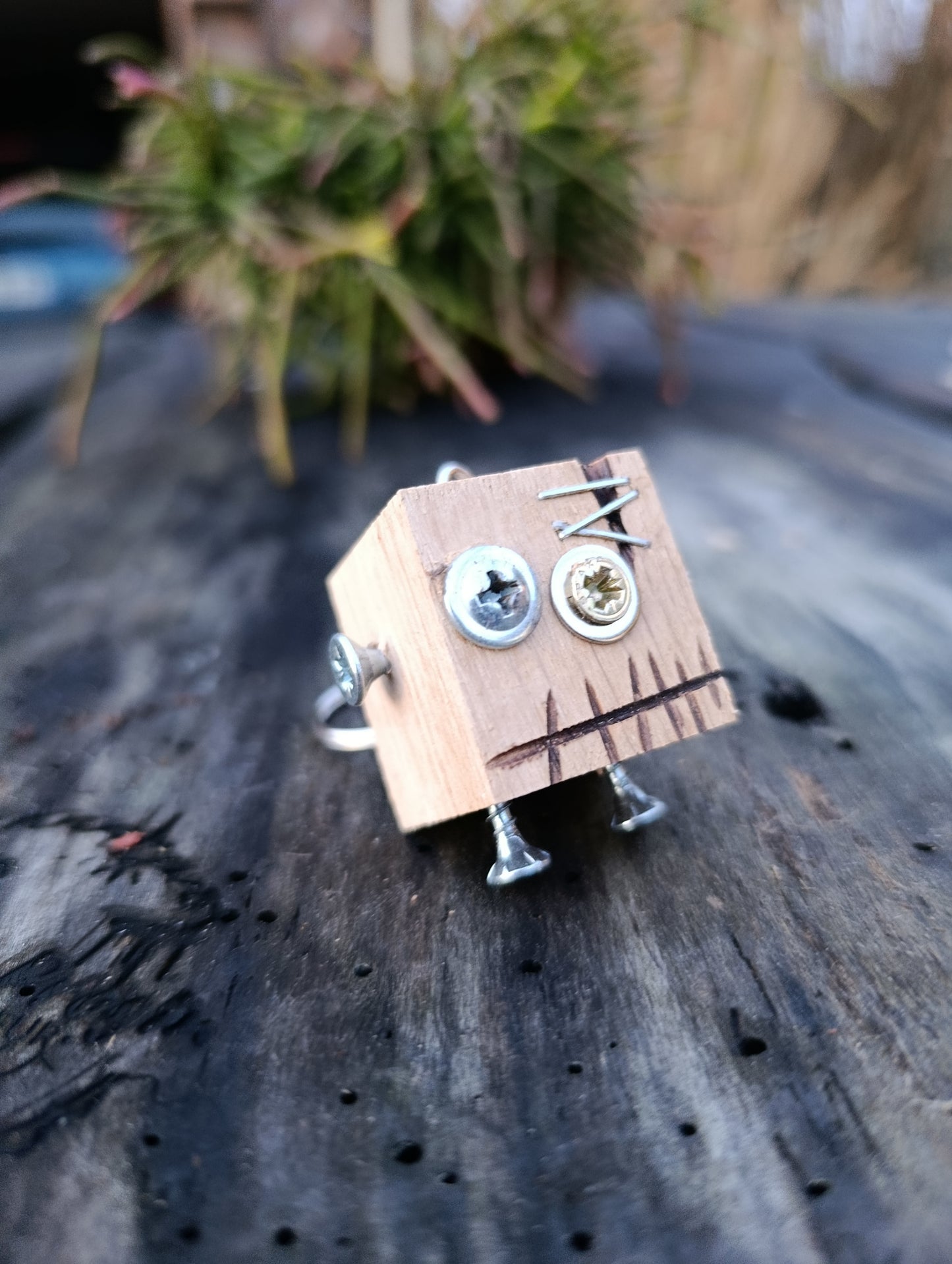 Porte clés robot zombie 3cmx3cm