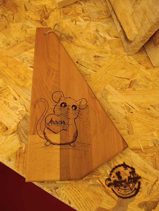 Planche triangle apéritive "Rat d'Arras minions"