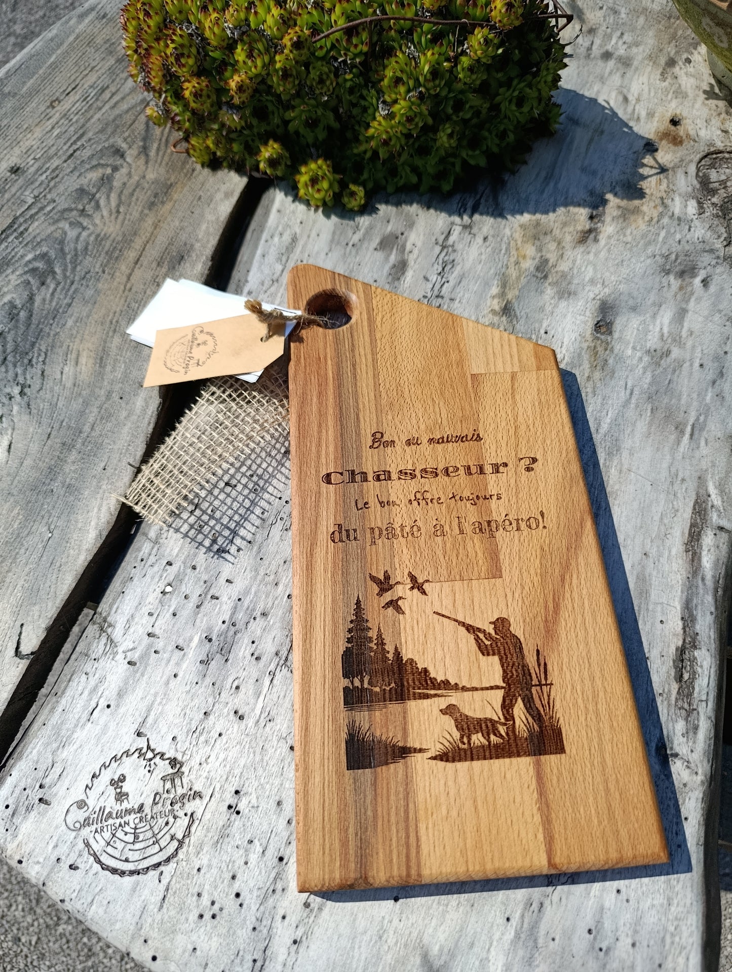 Planche à découper Chasse