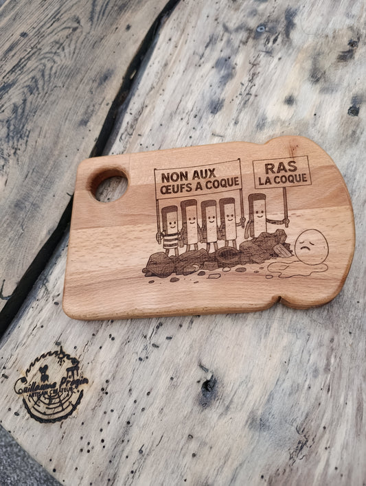 Planche oeuf (décor baricade)