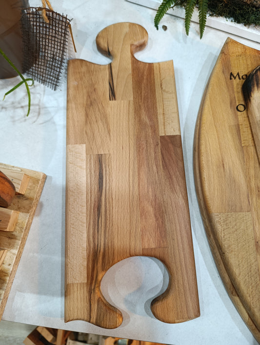 Planche à découper ou apéritive "puzzle"